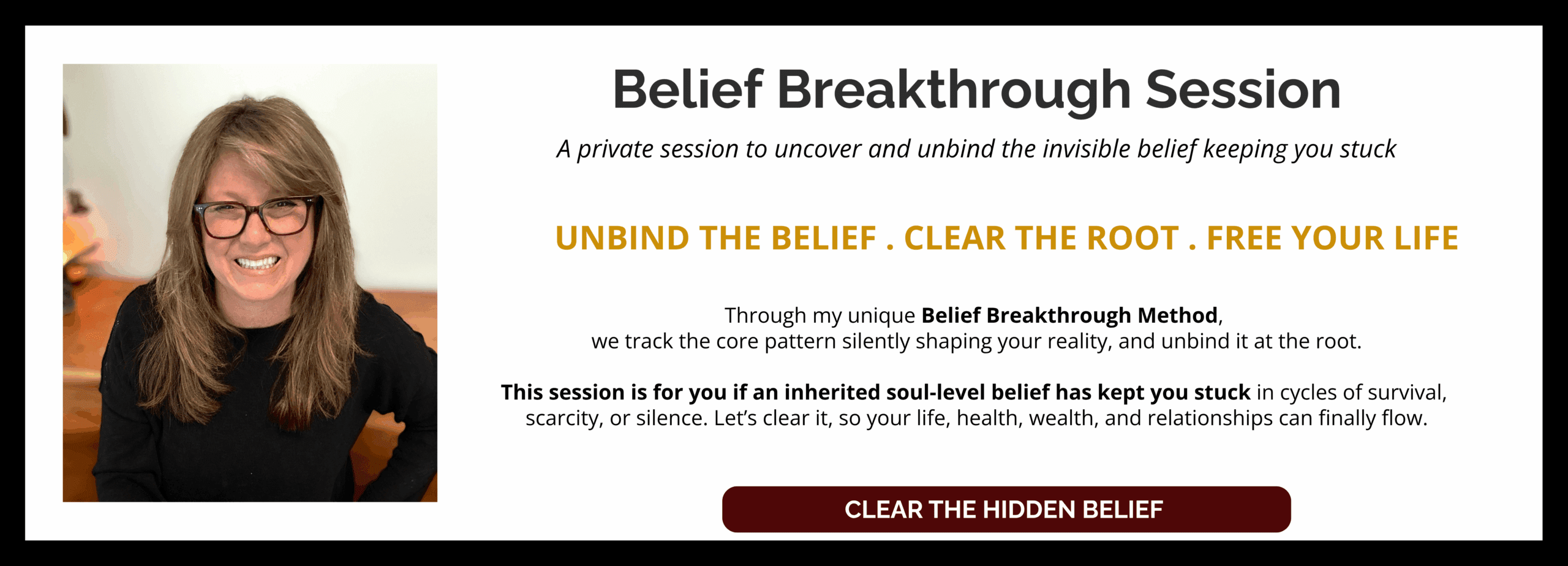 BELIEF BREAK THROUGH The Creatives Income Reset